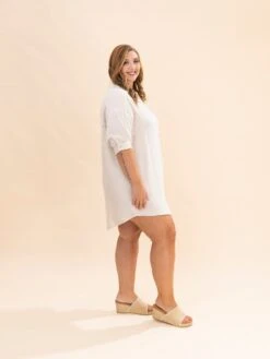 Zenana Washed Double Gauze Button Down Shirt Dress | S-L -Discount Divas Shop 1d5ad0a9333292e63a4c5bcc8c8dbd66