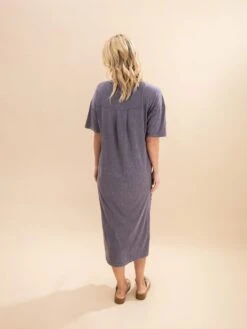 Mineral Wash Casual Comfy Midi Dress | S-L -Discount Divas Shop 1de216af72e6388e95593df30c72154a