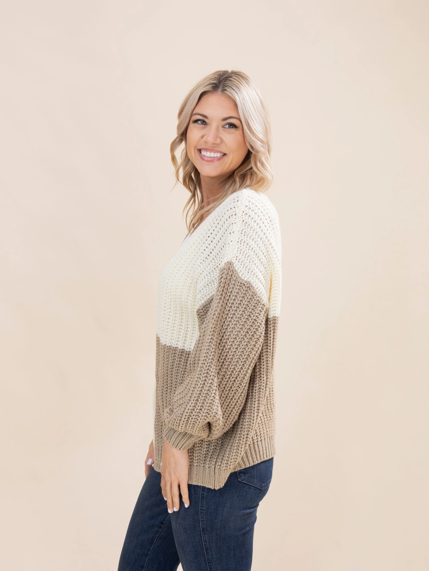 Color Block Long Sleeve Open Cardigan | S-L 3 Color Block Long Sleeve Open Cardigan | S-L - Image 3