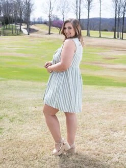 Striped Print Short Dress With Front Bow Detail | S-XL -Discount Divas Shop 1e66a76df7d33c723d71c06b6ab31a29