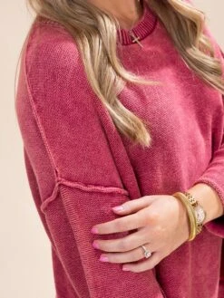 Zenana Washed 3/4 Sleeve Boxy Sweater Top | S-L 25 Zenana Washed 3/4 Sleeve Boxy Sweater Top | S-L -Discount Divas Shop 1ed075f7869e4516cd6809125d24f9f7