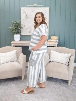 Peace Sign Striped Print Short Sleeve Top | S-L Pair W/ Sku60723 -Discount Divas Shop 1f2597bc758467d31accfa21d4874f13