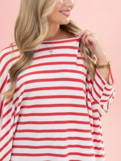 Game Day Raised Rib Easy Fit Top | REG-PLUS -Discount Divas Shop 1fbd2409997aea83ee4d56034f647f69