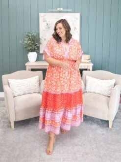 Floral Print Empire Waist Maxi Dress | S-XL -Discount Divas Shop 201b52e0ae1d7dbc6e004e2f88986b6f