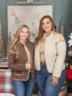 Floral Printed Quilted Jacket | S - XL Staccato