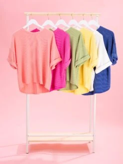 Raised Rib Cuff Sleeve Top By DD Design | S-3XL -Discount Divas Shop 214392a64e2fb7b91ac7000f75a81c3f