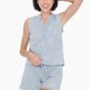 Mono B Distressed Mineral-Washed Tank Top | S - L