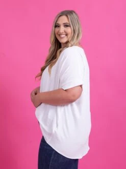 DD Design Airflow Round Neck Top W/ Cuffed Short Sleeves | S - 3XL 13 DD Design Airflow Round Neck Top W/ Cuffed Short Sleeves | S - 3XL -Discount Divas Shop 2224e2569113aa5b5c90502781e7ff92