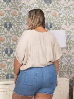 High Waisted Solid Woven Shorts W/ String | S-3X 5 High Waisted Solid Woven Shorts W/ String | S-3X -Discount Divas Shop 22bdc9df136dfe6e08dc58cd69c6e53a