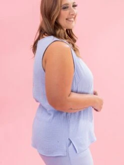 Cotton Gauze Sleeveless Top By DD Design | S-3XL Pair W/ Sku63210 20 Cotton Gauze Sleeveless Top By DD Design | S-3XL Pair W/ Sku63210 -Discount Divas Shop 22d134b7e23f10028ac8eeb01e998cc0