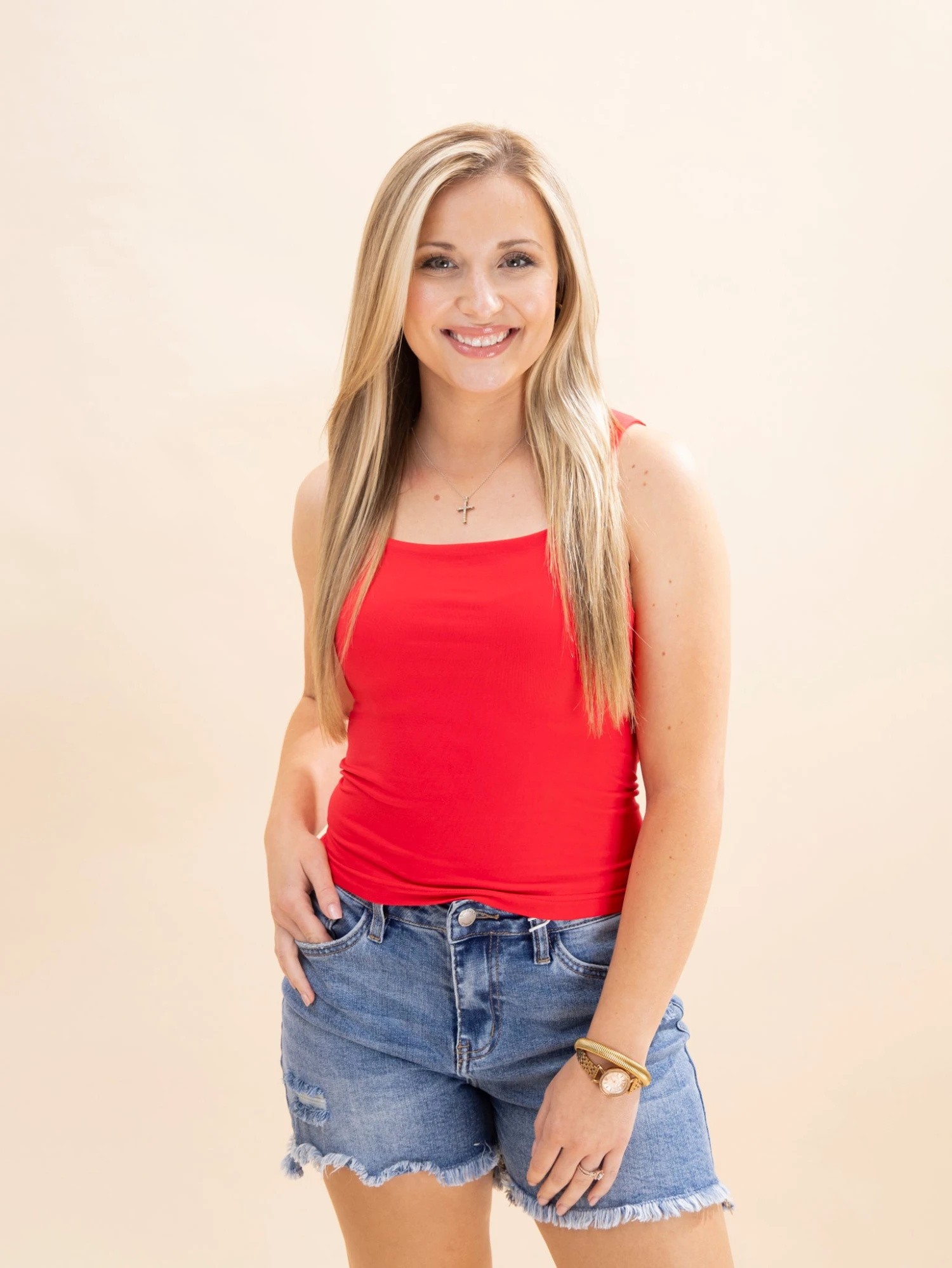 Zenana Seamless Double Layered Square Neck Tank Top | S/M-L/XL 5 Zenana Seamless Double Layered Square Neck Tank Top | S/M-L/XL - Image 5