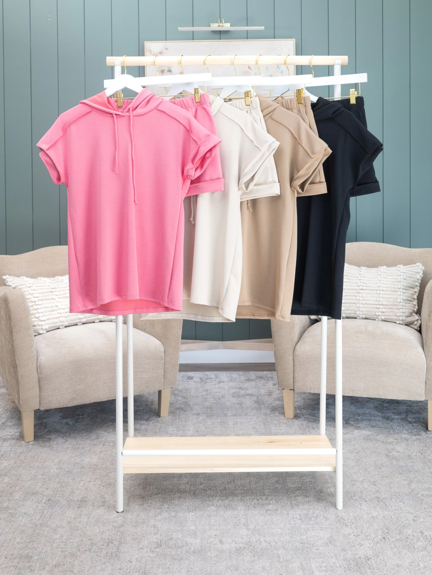 Solid Modal Scuba Hoodie Top | S-3XL Pair W/ Sku60461 12 Solid Modal Scuba Hoodie Top | S-3XL Pair W/ Sku60461 - Image 12