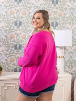 Smiley Face Loose Fit Brushed Sweatshirt | S- 3X -Discount Divas Shop 24db638c0b7b237b2d04f868d3a850b2