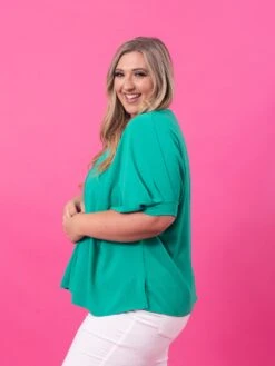 Devoted To You Dolman Sleeve V-Neck Airflow Top | S - 3XL -Discount Divas Shop 277b140b2e5d3fab64da1e2906166297