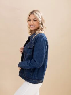 Button Up Denim Jacket With Button Flap Chest Pockets | S-XL -Discount Divas Shop 27b83b58340836404fc1c988553170a0