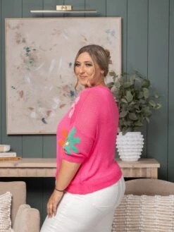 Floral Pattern Sweater | S - XL -Discount Divas Shop 27fb6e425639eb4337e4678a628a4dbf