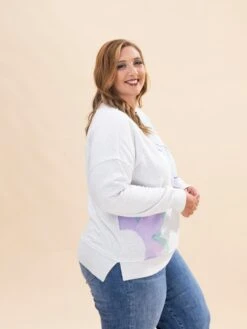 Long Sleeve Flower Patch Detailing Sweatshirt | S-L 16 Long Sleeve Flower Patch Detailing Sweatshirt | S-L -Discount Divas Shop 284665bc7299a6f94c0f48a5b8df1633