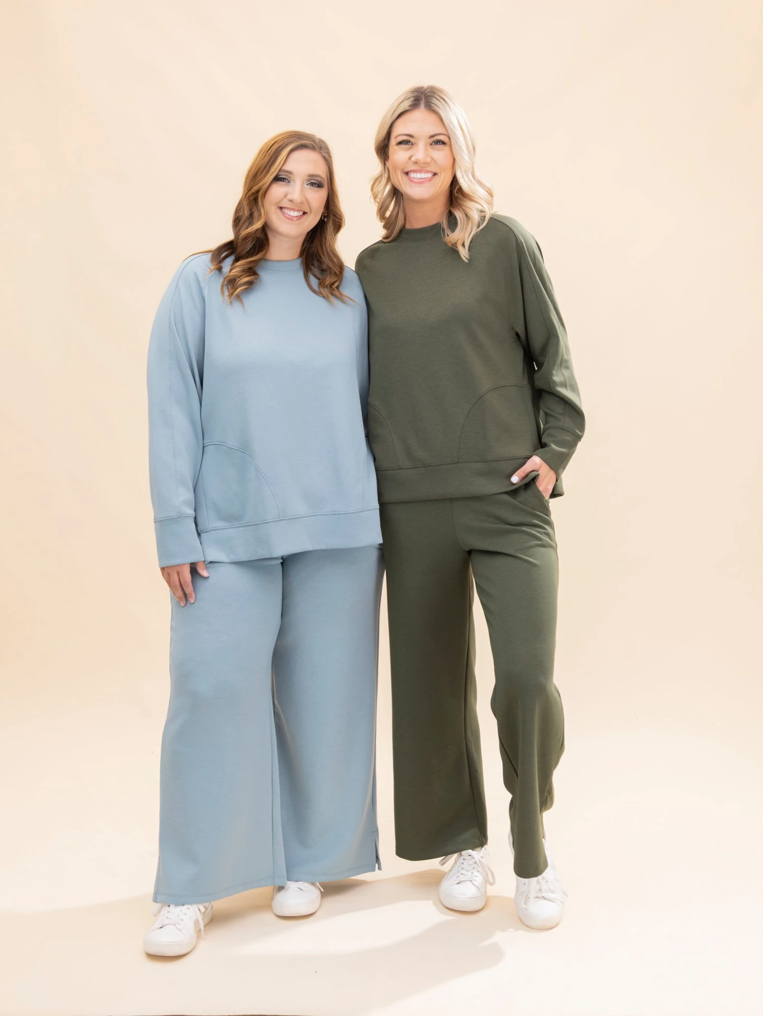 Zenana Scuba Round Neck Pullover W/ Sided Slits | S-3X Pair W/ Sku56511 12 Zenana Scuba Round Neck Pullover W/ Sided Slits | S-3X Pair W/ Sku56511 - Image 12