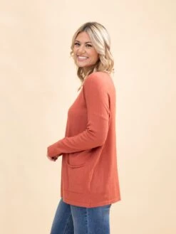 Zenana Viscose Sweater W/ Front Pockets | S/M - L/XL -Discount Divas Shop 28ecfef7498d3b0c515387a951bd255b