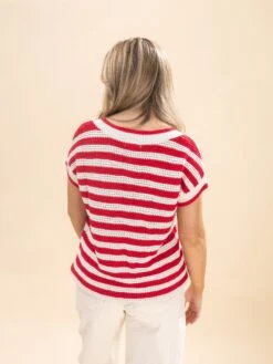 Short Sleeve V Neck Top | S-L Americana -Discount Divas Shop 294b5633b10402b418feaf136ed50cad