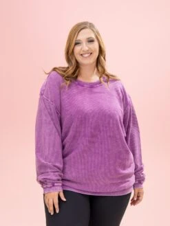 100% Cotton Washed Ribbed Pullover By DD Design | S-2X 30 100% Cotton Washed Ribbed Pullover By DD Design | S-2X -Discount Divas Shop 29c1f26927db8f81dd38e6e24a13fd96