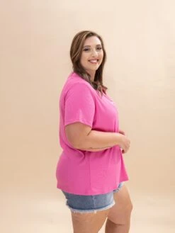Andree Short Sleeve Top With Button Detail | S-3XL -Discount Divas Shop 29e0f2f4a4124c4e5c86e8833a467fe7