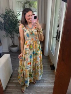 Multi Color Fruit Print Smocked Midi Dress | S-3X 7 Multi Color Fruit Print Smocked Midi Dress | S-3X -Discount Divas Shop 29ff5f2c69c1dcf4f1bd1121815e9ef8