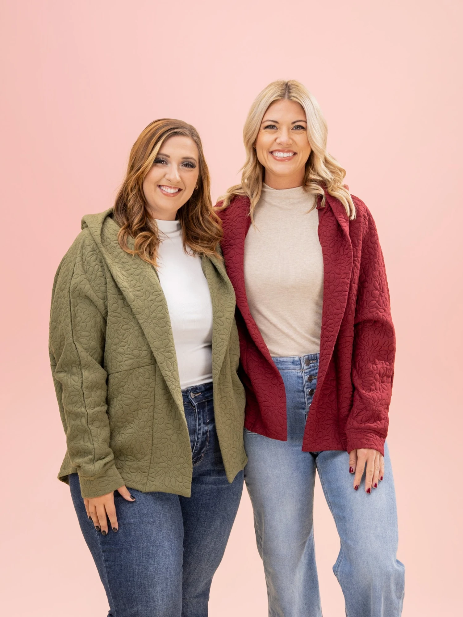 Floral Quilted Cardigan By DD Design | S/M-2XL/3XL 3 Floral Quilted Cardigan By DD Design | S/M-2XL/3XL - Image 3