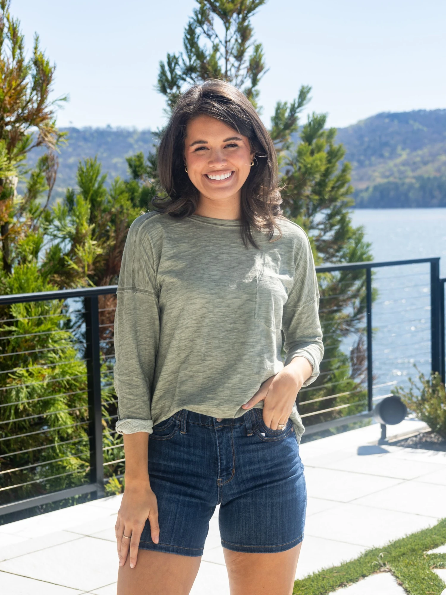 Judy Blue High Waist Mid Length Shorts | S-3X 2 Judy Blue High Waist Mid Length Shorts | S-3X - Image 2