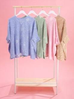 Floral Raised Rib Easy Fit 3/4 Sleeve Top By DD Design | Reg-Plus Pair W/ Sku62311 28 Floral Raised Rib Easy Fit 3/4 Sleeve Top By DD Design | Reg-Plus Pair W/ Sku62311 -Discount Divas Shop 2a475470827ca58be299158ace2ceeac