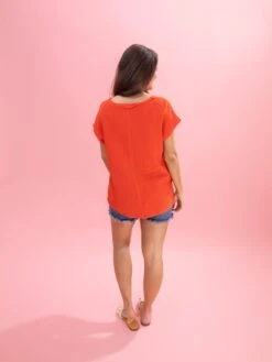 Gauze V-Neck Short Sleeve Top By DD Design | S-3XL -Discount Divas Shop 2ac6a63ac9adc473cd76debe7b90d69d