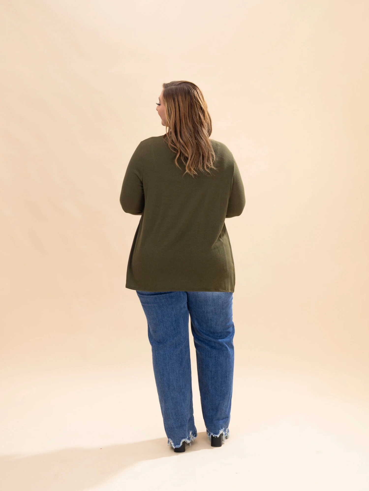 Andree Open Front Long Sleeve Cardigan | S-3X 7 Andree Open Front Long Sleeve Cardigan | S-3X - Image 7