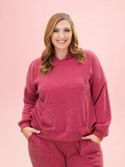 Raised Rib Hooded Pullover By DD Design | S-3XL Pair W/ Sku64518 -Discount Divas Shop 2c4438b56b28346a916ecd5904e74e0a