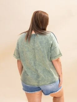 Zenana French Terry Acid Washed Tee | S/M-2X/3X -Discount Divas Shop 2d5c06442b9c370e29cef27a68c9e5ae