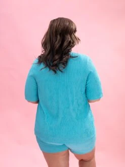 Crinkly Short Sleeve Cardigan By DD Design | S - 3XL Pair W/ Sku61198 -Discount Divas Shop 2e01cbb51dd7685f73bfb797be13e470