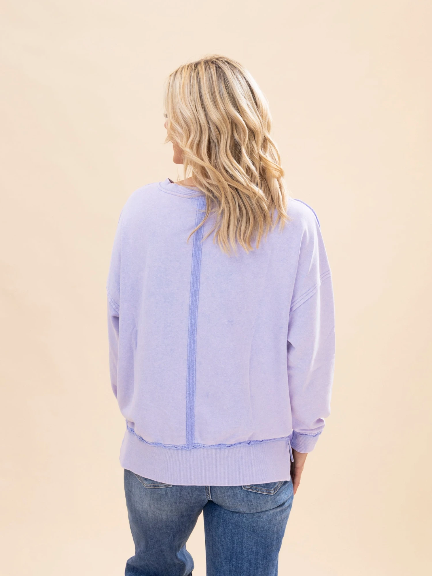 Long Sleeve Flower Patch Detailing Sweatshirt | S-L 5 Long Sleeve Flower Patch Detailing Sweatshirt | S-L - Image 5