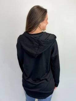 Button Up Contrast Sleeves Drawstring Hooded Jacket | S - XL -Discount Divas Shop 2eTaThjKIgec4YOk1SgxpUlPc7wcuXH2IimnCHro