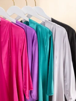 Silky Satin Cardigan By DD Design | S - 3X -Discount Divas Shop 30676ff1e234a01215da12714df2c124