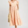 Gingham Checkered Midi Dress | S - L Umgee