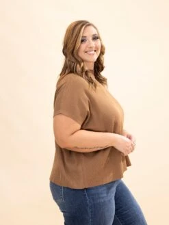 Zenana Viscose Mock Neck Short Sleeve Boxy Sweater | S-L -Discount Divas Shop 31b29dae20510e3c39d008de2c73c910