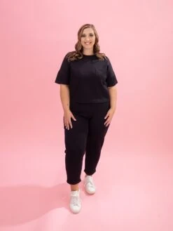 Luxe Scuba Short Sleeve Top By DD Design | S - 3XL -Discount Divas Shop 31d89533f91a2274d653dbdc9b6aa03e