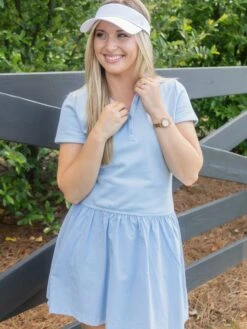 Short Sleeve Collared Drop Waist Dress | S-L -Discount Divas Shop 329e32c5182a369e852bd88196a8d90a