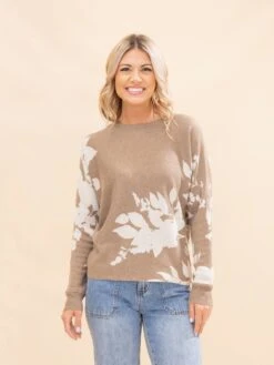 STACCATO Floral Jacquard Sweater | S-XL Back To School