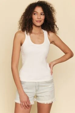 Washed Rib Tank Top | S - L Mystree
