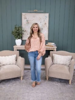 Leopard Print Collared Balloon Sleeve Blouse | S - 3X First Love -Discount Divas Shop 3473c1303939f65f5101a2b4a14568d3