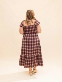 Plaid Smocked Puff Sleeve Ruffle Hem Midi Dress | S-L 21 Plaid Smocked Puff Sleeve Ruffle Hem Midi Dress | S-L -Discount Divas Shop 34c19ce006a012ea9c9615a29f985a29