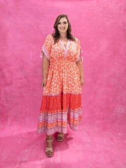 Floral Print Empire Waist Maxi Dress | S-XL -Discount Divas Shop 34e9c15118d5fdc6003583c918a8c618