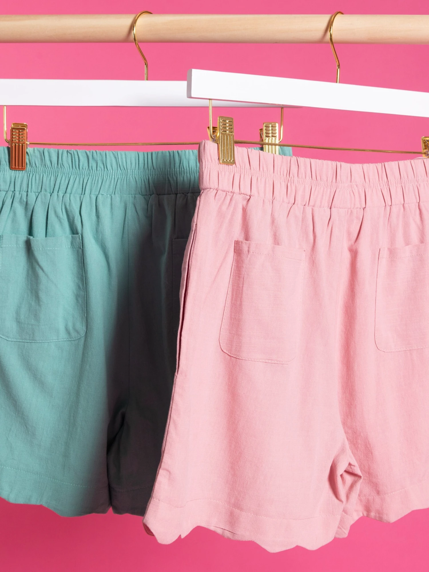 Wavy Hem Elastic Banded Shorts | S-3X Set W/ Sku52223 4 Wavy Hem Elastic Banded Shorts | S-3X Set W/ Sku52223 - Image 4