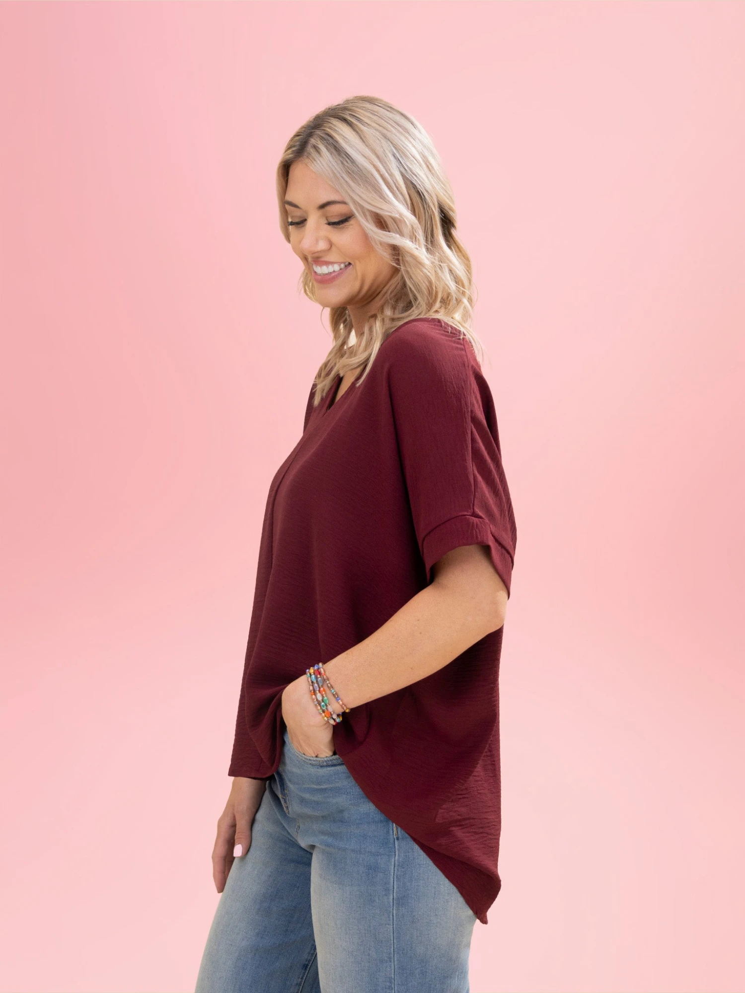 Amazing Airflow V-Neck Oversized Dolman Top By DD Design | Small - 3XL 6 Amazing Airflow V-Neck Oversized Dolman Top By DD Design | Small - 3XL - Image 6