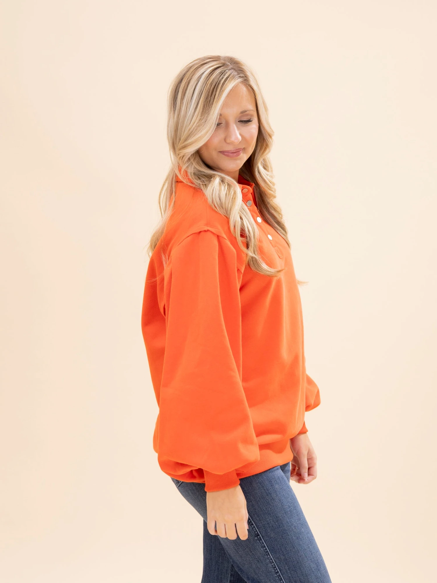 Fleece Lined Half Button Down Pullover Sweater | S-XL Halloween 4 Fleece Lined Half Button Down Pullover Sweater | S-XL Halloween - Image 4